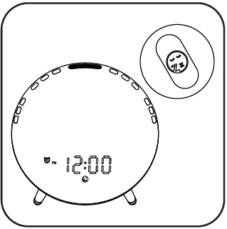 Utilisation du réveil WiFi Moes WB-JK-AC-C-EN_12
